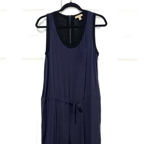 BURBERRY BRIT Navy Black Sleeveless JumpSuite - Picture 3 of 16